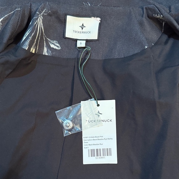 Tuckernuck Black Floral Midi Dress - Picture 4 of 4